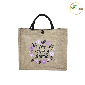 Bolsa de Yute Natural de Alta Calidad, Reutilizable, Ecológica, para Compras en el Mercado - Product Image 2