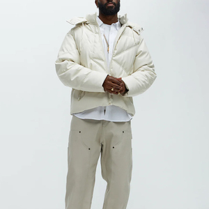 Veste matelassée unisexe personnalisée de haute qualité, col montant brillant, style décontracté, vente en gros, toutes tailles - Product Image 2