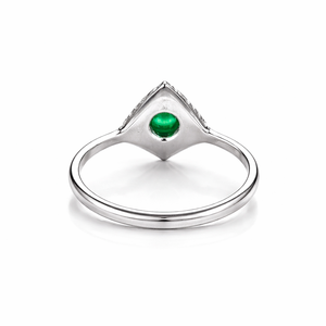 Natural Garnet Bezel Setting <b>Dainty</b> 925 Sterling Silver Wedding <b>Ring</b> for Women Classic Style - Product Image 4