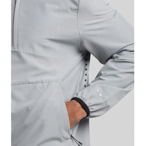 Windproof Windbreaker Breathable Hooded Rain <b>Jacket</b> Custom 100% Polyester Outdoor Waterproof Hiking <b>Jacket</b> <b>Man</b> Running Wear - Product Image 5