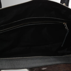 Bolsa de Viaje de Cuero Genuino con Logotipo Personalizado, Cierre de Cremallera, Ligera, Gran Capacidad, Proveedor al por Mayor LHODB-0002 - Product Image 4