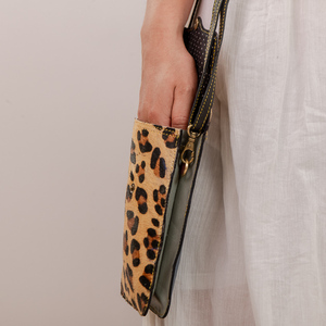Nouveauté : Sac bandoulière en cuir imprimé léopard pour téléphone portable, collection élégante pour femmes, pochette à poignet, sac à bandoulière - Product Image 4