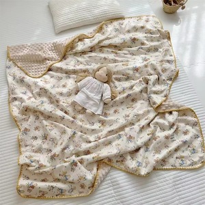 Couverture pour bébé super douce et confortable en coton tissé, impression personnalisée, couverture pour nouveau-né - Product Image 4
