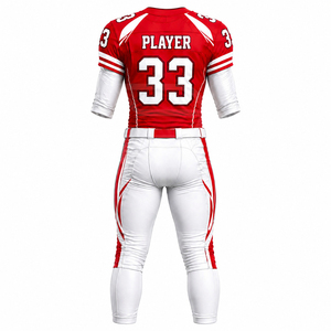 Uniforme de Fútbol Americano Personalizado OEM 2026, Conjunto de Jersey y Pantalones, Ropa Deportiva Transpirable y Resistente, Fabricante - Product Image 3