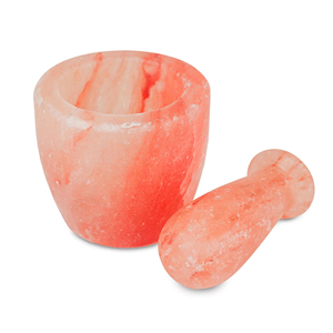 Meilleur Mortier et Pilon Sculptés en Pierre de Sel Rose de l'Himalaya 100% Naturelle du Fabricant, Décoration d'Intérieur, Forte Demande, Vente en Gros de Premier Plan - Product Image 5