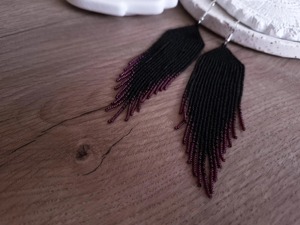 Artisan Made Beaded <b>Earrings</b> Hand Crafted Beaded <b>Earrings</b> High Gloss Finish Beaded <b>Earrings</b> Wholesale Factory Item Beaded - Product Image 5