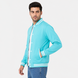 Custom Unisex Varsity <b>Jacket</b> With Initials And Numbers Premium Chenille Patch Letterman <b>Jacket</b> With Genuine <b>Leather</b> Sleeves - Product Image 2