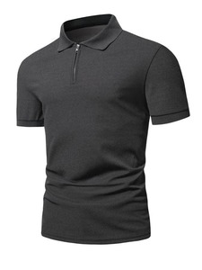 Camiseta de Golf de Secado Rápido de Alta Calidad para Hombre, Marca Personalizada, Color Sólido, Lisa, para Polo, Corte Holgado, Talla Grande, Suministro de Fábrica, en Blanco - Product Image 6