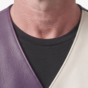 <b>Men</b> Leather Waist Coat <b>Men's</b> Leather Zipper Office Wear <b>Vest</b> <b>Men</b> Sleeveless Leather Waistcoat <b>Mens</b> Side Pockets PU Leather <b>Vest</b> - Product Image 5