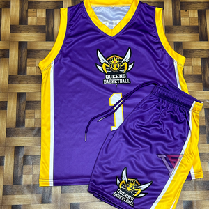 Wholesale Quality Custom Made Breathable Windproof Eco-Friendly Lightweight Basketball Jerseys Shorts <b>Sets</b> Plus Size Unisex - Product Image 3