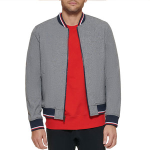 Chaquetas de béisbol varsity para hombre de alta calidad al por mayor con logotipo personalizado, chaqueta de béisbol universitaria de tela de lona para hombre - Product Image 6