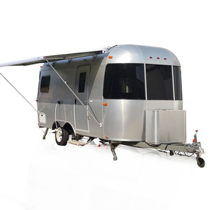 Off Road Mobile Tiny Travel Trailer Security Camper Caravan with <b>Kitchen</b> Sleeping Space Outdoor Adventure RV - Product Image 2