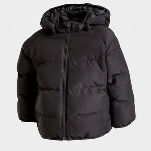 Veste d'hiver matelassée à capuche pour homme, coupe-vent, couleur unie, fermeture éclair décontractée, épaisse, coupe régulière - Product Image 5