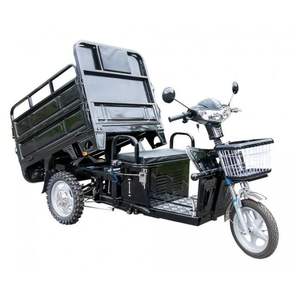 Triciclo eléctrico Ad vento 20Ah negro con paredes laterales, el más vendido - Product Image 4