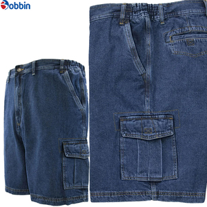 Pantalones Cortos de Mezclilla Cargo Utilitarios de 6 Bolsillos, Estilo Hip Hop Urbano, Vintage, Casual, Personalizados, para Hombre, Cintura Alta, Pierna Recta, Transpirables - Product Image 6