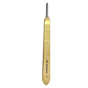 Oferta Especial: Instrumentos Quirúrgicos Médicos de Alta Calidad, Instrumentos Médicos Alemanes, Mangos de Bisturí de Acero Inoxidable, Pinzas de Fácil Agarre - Product Image 1