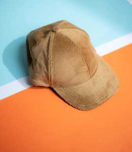 Gorra de Béisbol Unisex de Pana, 6 Paneles, Color Sólido, Estilo Casual para Primavera/Verano, para Adultos - Product Image 1