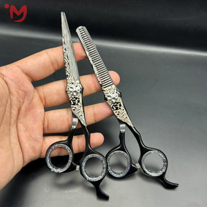 Tijeras de Entresacar Profesionales para Peluquería, de Acero, 28 Dientes, Mango Mediano, para Diestros, Punta Afilada - Product Image 1