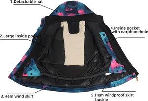 Professional Custom Women's <b>Ski</b> Suit Waterproof Breathable Zipper Stand Up Collar Fully Taped Seams Windproof Plus Size - Product Image 6