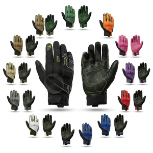 Waterproof Anti <b>Slip</b> Motorcycle Riding Gloves Touch Screen features Custom Style Solid Plain Color Sports Bike Cycling Gloves - Product Image 1