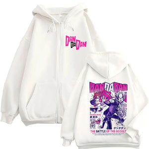 Sweat-shirt à capuche Anime japonais pour hommes et femmes, vêtements à la mode, sweat-shirt à fermeture éclair, pulls en polaire de haute qualité - Product Image 2