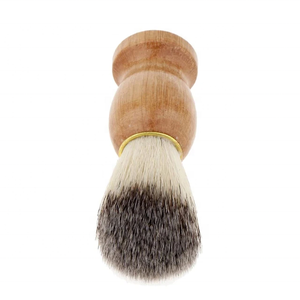 Brosse à barbe et moustache pour homme en poils synthétiques Tegra Surgical, avec logo personnalisé, manche en bois, haute qualité, noire, OEM d'origine. - Product Image 3