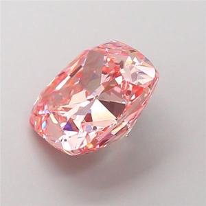 Diamante Cultivado en Laboratorio CVD HPHT de 3ct, Corte Cojín, Color Rosa Intenso Fantasía, Certificado IGI Gemver, Claridad VS Excelente, Suelto - Product Image 3