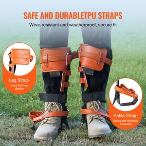Graffette da Arrampicata in Acciaio Legato, Capacità di Carico 350 libbre, 1 Paio per Attrezzatura da Arrampicata su Alberi con Cinghie Protettive - Product Image 4