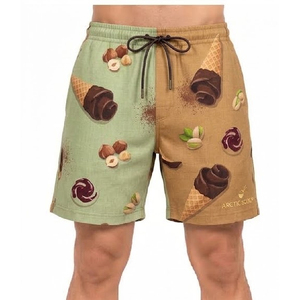 Shorts en tissu léger et respirant avec imprimé graphique personnalisé pour la vente en gros – Idéal pour le streetwear et les tenues décontractées d'été - Product Image 4