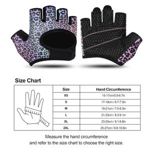 Guantes de Gimnasio de Medio Dedo con Palma de Cuero para Entrenamiento, Diseño de Agarre Duradero, Ligeros y Transpirables para Levantamiento de Pesas y Fitness - Product Image 6