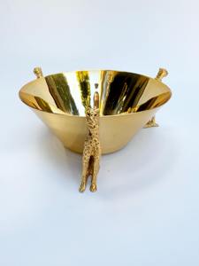 Tazón para servir chocolate con diseño de leopardo, ideal como centro de mesa para eventos, almacenamiento de dulces en la mesa de comedor y exhibición decorativa en mesas auxiliares. - Product Image 3