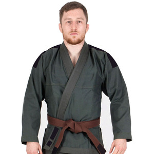 ชุดยูโด BJJ แบบปรับแต่งได้ ขายส่ง ผ้าคุณภาพสูง ระบายอากาศได้ดี ชุดยิวยิตสู ออกแบบเพื่อประสิทธิภาพสูง OEM AI-JJ-08 - Product Image 3