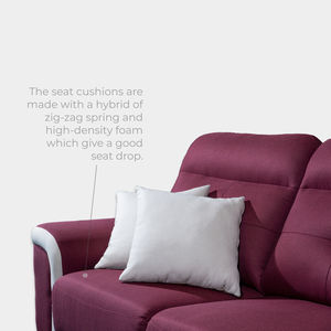 Canapé d'angle en tissu Goodnite ML3700 3 places, mousse haute densité, design minimaliste, durable, écologique, pour la maison, l'hôtel, le centre commercial - Product Image 5