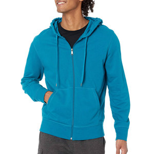 Sudaderas con capucha para hombre con cremallera completa, servicio personalizado OEM, alta calidad, 100% algodón. - Product Image 1