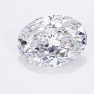 เพชรทรงรี IGI CVD Lab Diamonds น้ำหนัก 10.07 กะรัต สีขาว VS1 เพชรแท้จากห้องปฏิบัติการสำหรับขายและทำเครื่องประดับ - Product Image 1