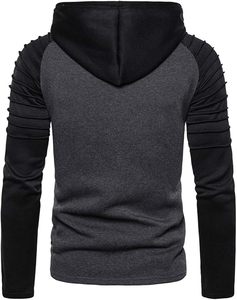 Sudadera con Capucha para Hombre, 100% Algodón, Diseño Sólido, Corte Regular, Ropa Deportiva para Invierno, Sudadera con Capucha de Forro Polar Ecológico - Product Image 2
