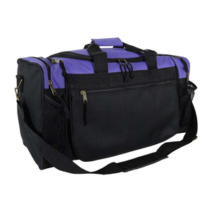 Sac de sport de luxe unisexe personnalisable, durable, en polyester hautement élastique, avec compartiment à chaussures - Product Image 4
