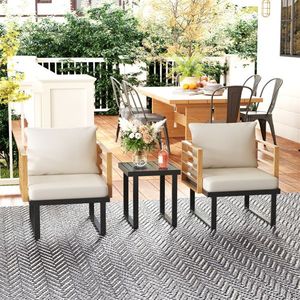 Set di Mobili da Giardino, Tavolo e Sedie per Cortile e Hotel, Divano da Esterno Resistente alle Intemperie e Elegante - Product Image 1