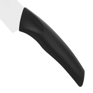Couteaux de chef avec manche ergonomique noir profilé et lame en acier inoxydable pour la cuisine quotidienne, la découpe des légumes et des aliments - Product Image 4