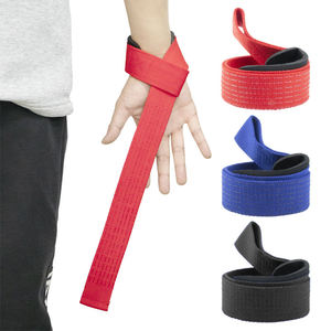 Première marque privée de fitness Bracelet de poignet d'haltérophilie en coton de haute qualité réglable léger unisexe Sangles de levage OEM - Product Image 3