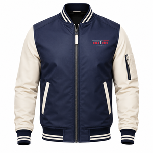 Wholesale 2026 Men's Stand Collar Bomber Jacket Quick Dry Winter Polyester Online Sale Custom Design High Street OEM Serviced - Product Image 1