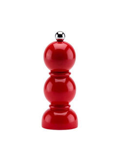 Vibrant Tiered Sphere <b>Lacquerware</b> Spice Mills, Decorative Stacked Ball Pepper Grinders for Contemporary Dining - Product Image 1