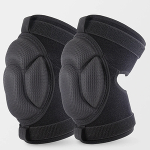 Genouillères en néoprène respirantes avec fermeture auto-agrippante, soutien universel unisexe pour le volley-ball, l'entraînement sportif et la remise en forme - Product Image 1