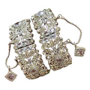 Nueva Llegada, Joyería de Boda Tradicional India y Pakistaní, Conjuntos de Brazaletes Modernos para Mujer, Oro de 18K - Product Image 1