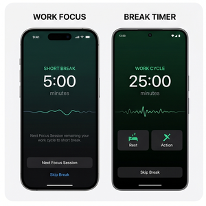 แอป RoyalCraft Focus Timer – ตัวตั้งเวลาแบบ Pomodoro, สำหรับการทำงานแบบ Deep Work และตัวติดตามผลผลิต IOS/Android/Linux/Mac - Product Image 3