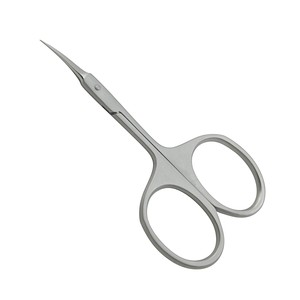 Women's 9cm Stainless Steel Cuticle Nail Scissor Curved Right-Handed Nail Art Facial Hair Removal Sharp <b>Makeup</b> Beauty Equipment - Product Image 4