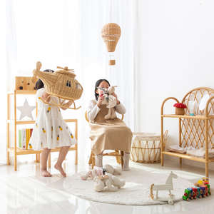 Jouet pour enfants non toxique de qualité supérieure hélicoptère volant petits jouets tissés pour les jeunes enfants en rotin naturel - Product Image 5