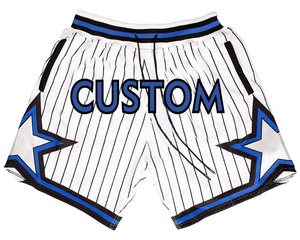 Shorts de <span class=keywords><strong>basket</strong></span> rétro personnalisés 2025 <span class=keywords><strong>pour</strong></span> hommes et unisexe, blanc, en maille respirante, grandes tailles, avec poches style old school <span class=keywords><strong>pour</strong></span> <span class=keywords><strong>l</strong></span>'<span class=keywords><strong>été</strong></span> - Product Image 4