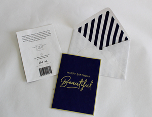 Cartes de vœux élégantes pour différentes occasions, fabriquées en papier recyclé et coton, faites à la main, avec enveloppes. - Product Image 2