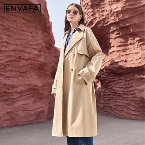 <b>Spring</b> New Trench <b>Coat</b> Fashion Style British Style <b>Women</b> Long Trench <b>Coat</b> - Product Image 5